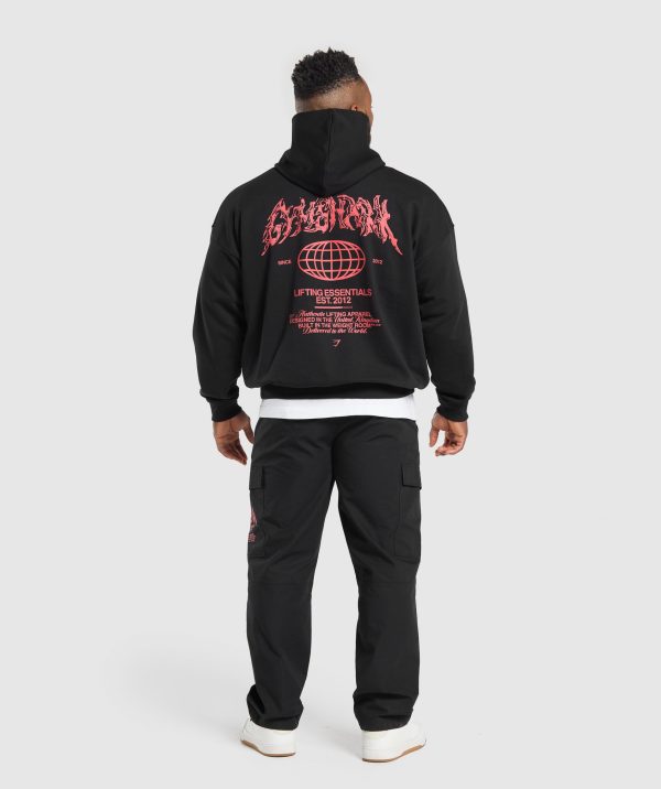 Metal Lifting Graphic Hoodie - Image 4