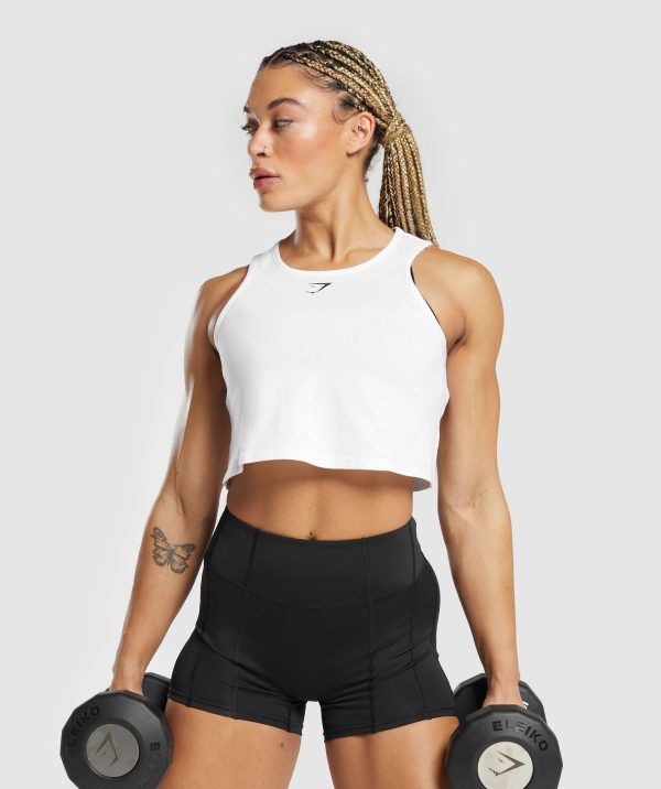 Lifting Essential Cotton Crop Tank - Image 3