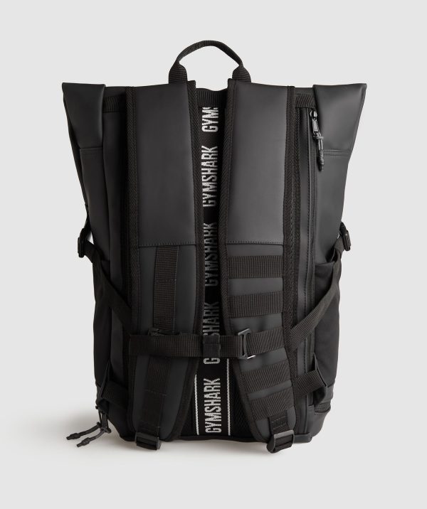 Sleek Backpack Roll Top - Image 3