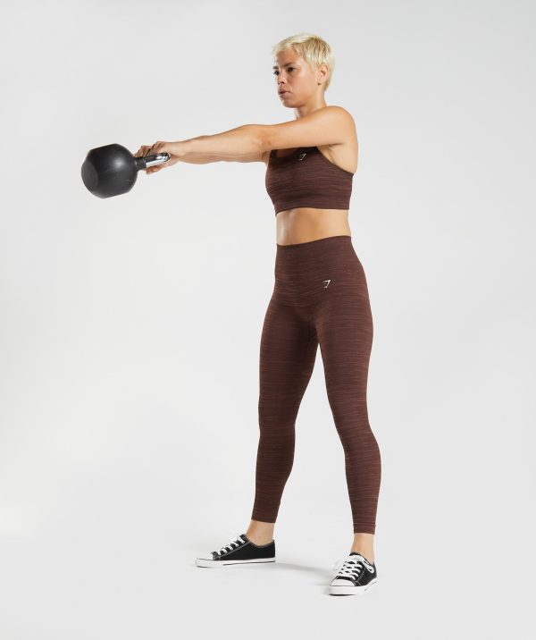 Adapt Marl Seamless Leggings - Image 4