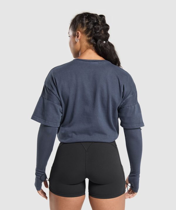 Premium Legacy Washed 2-in-1 Long Sleeve - Image 2