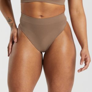 Seamless High Waisted Thong