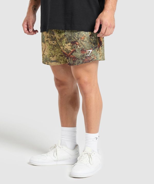 Printed Mesh 5" Shorts - Image 3