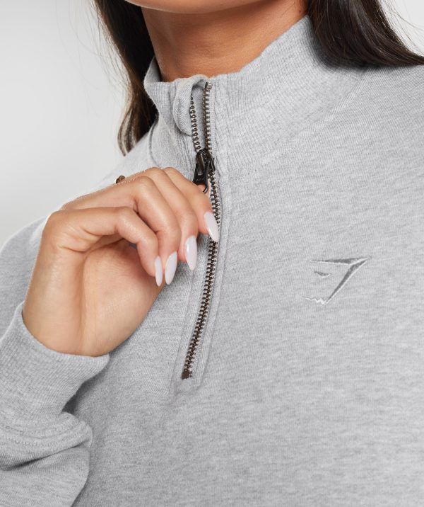 Rest Day Sweats 1/2 Zip Pullover - Image 6