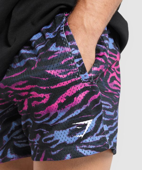 Printed Mesh 5" Shorts - Image 4