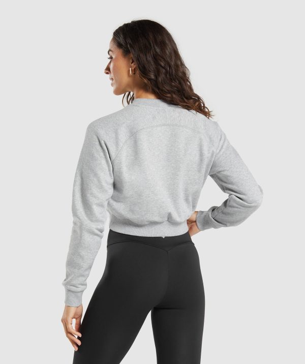 Training Fleece Cropped Sweatshirt - Image 2