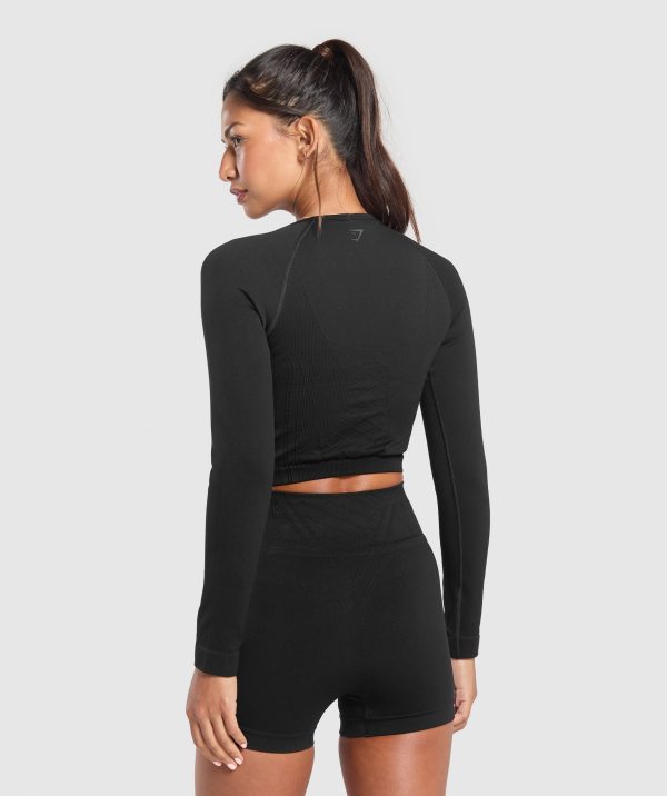 Corset Seamless Long Sleeve Top - Image 2