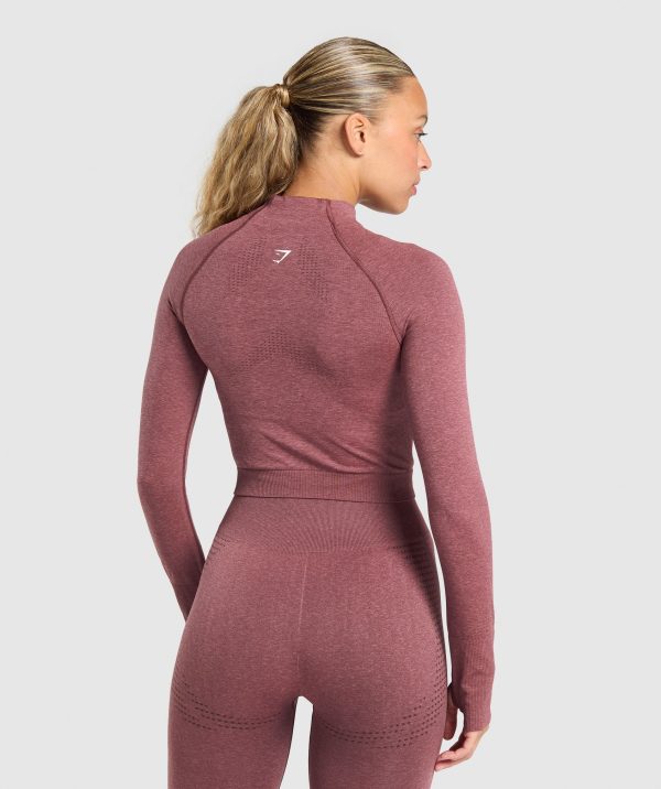 Vital Seamless Midi Zip Pullover - Image 2