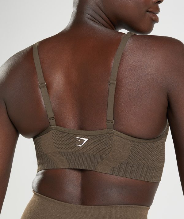Vital Seamless 2.0 V Neck  Sports Bra - Image 6