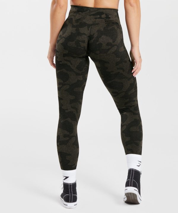 Adapt Camo Seamless Ribbed Leggings - Image 2