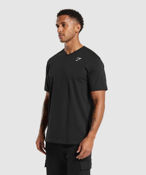 Crest V-Neck T Shirt - Image 3