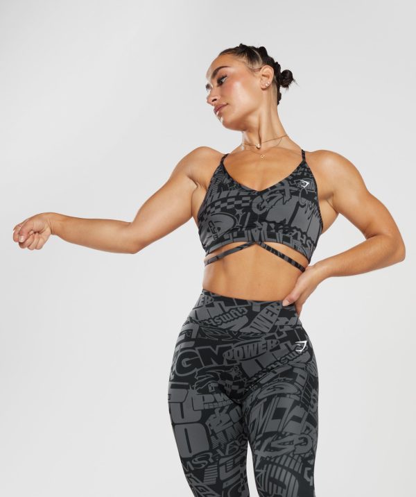 GS Power Strappy Sports Bra - Image 7