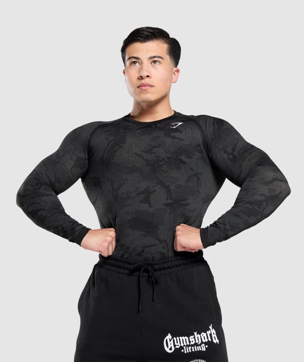 Geo Seamless Long Sleeve T-Shirt - Image 5