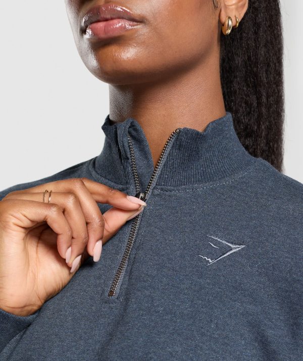 Rest Day Sweats 1/2 Zip Pullover - Image 6