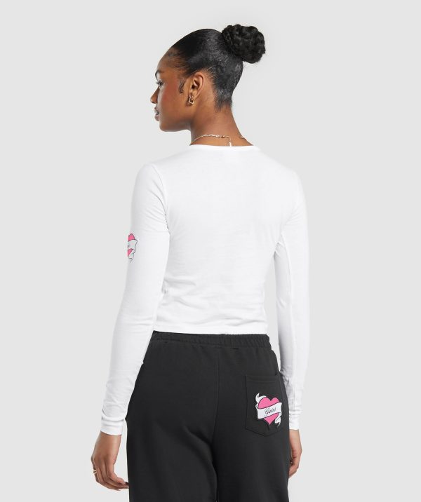 Tattoo Midi Long Sleeve T-Shirt - Image 2