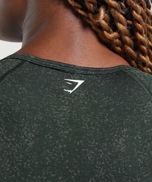Adapt Fleck Seamless Crop Top - Image 5