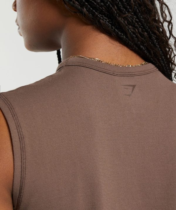 Ribbed Cotton Seamless Tank - Image 6