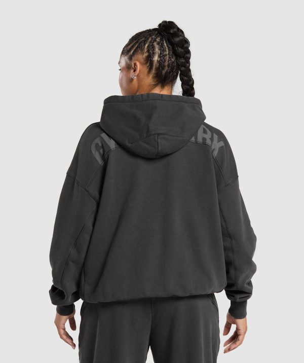 Power Oversized Zip Hoodie - Image 2
